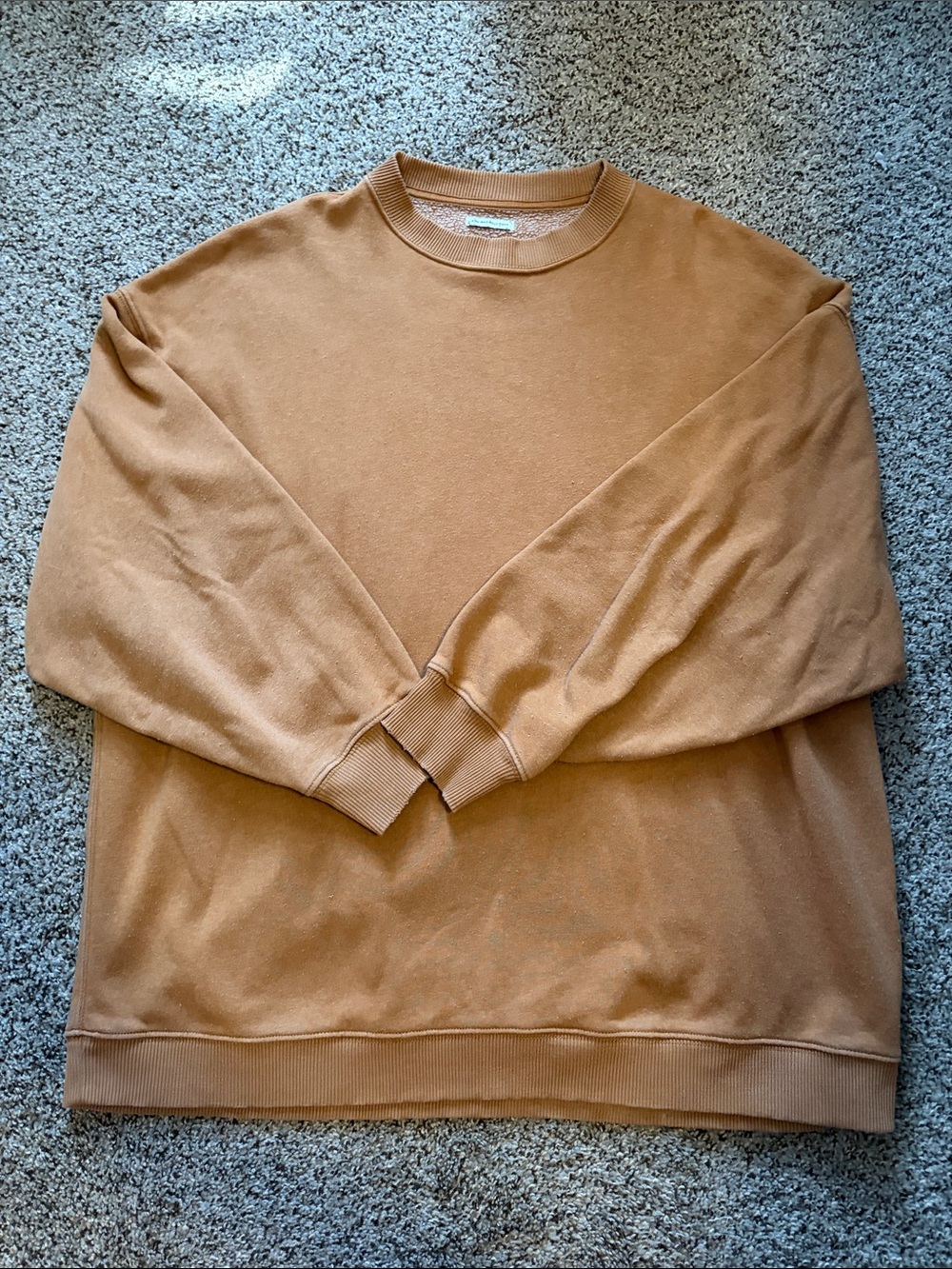 American Eagle Outfitters Crewneck Sweatshirt in Camel Brown